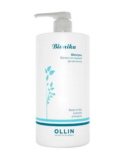 Шампунь Баланс от корней до кончиков/Roots To Tips Balance Shampoo Ollin BioNika 750мл