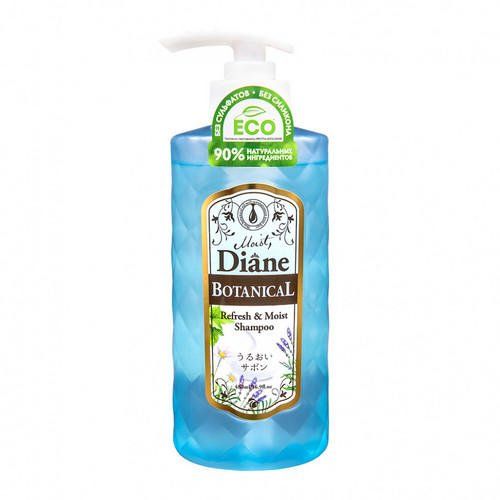 Шампунь бессиликон.бессульф. Питание Moist Diane Botanical Refresh Moist Diane Botanical 480 мл