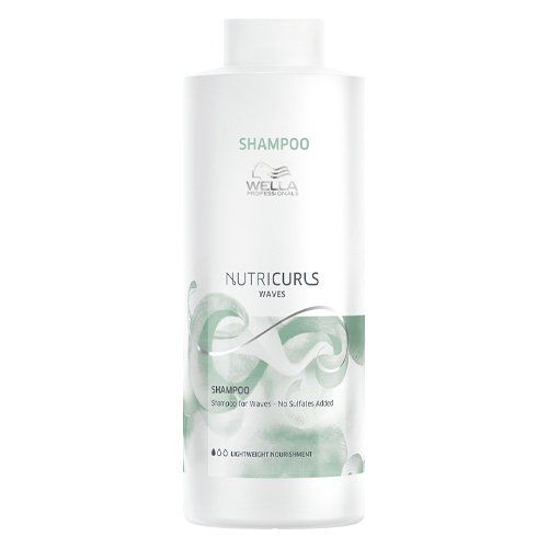 Шампунь бессульфатный для вьющихся волос Nutricurls Shampoo for Waves Wella  Professional 1000 мл