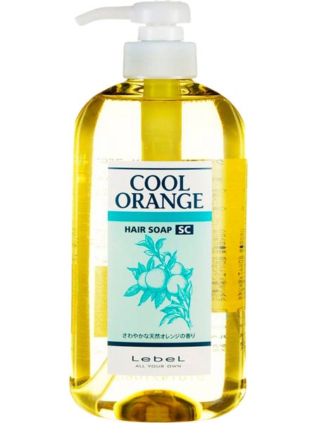 Шампунь для волос COOL ORANGE HAIR SOAP SUPER COOL Lebel/Лебел 600мл