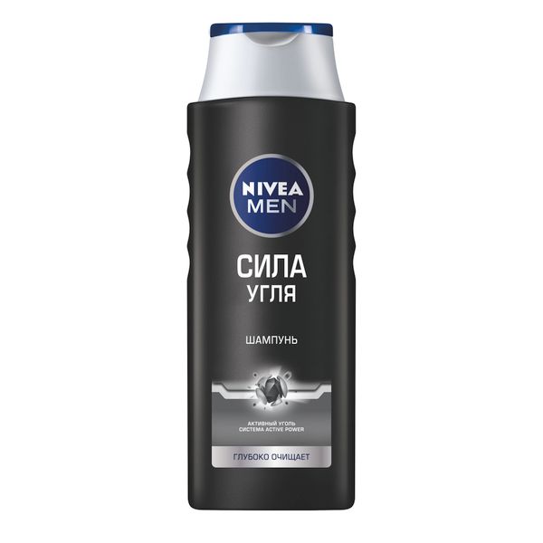 Шампунь Сила угля Men Nivea/Нивея 400мл (82753)