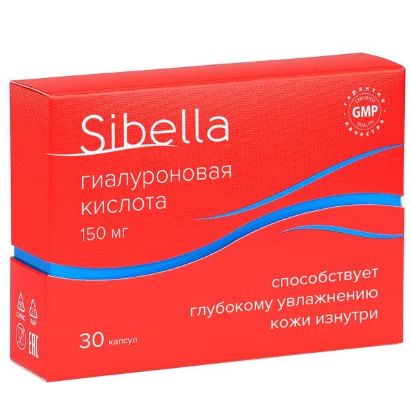 Sibella гиалуроновая кислота капсулы 0,34г 30 шт.