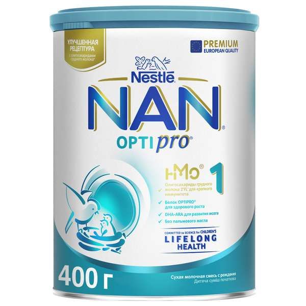 Смесь сухая молочная Nan/Нан 1 Optiprо 400г