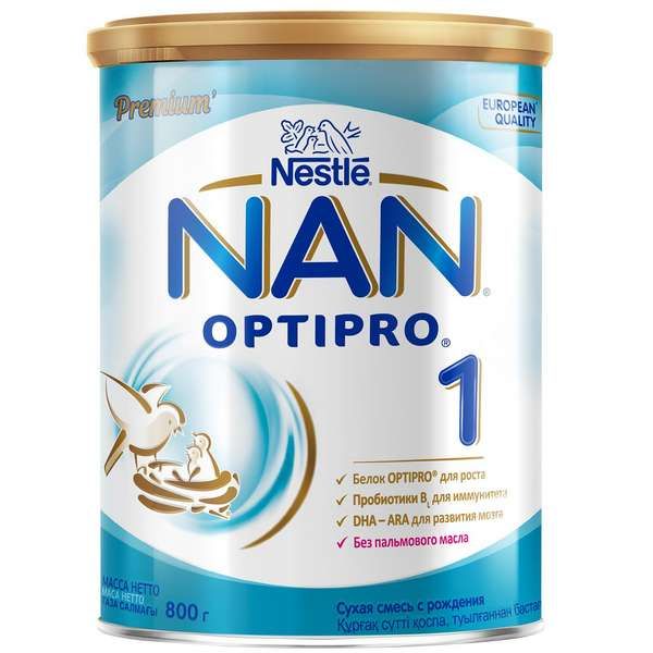 Смесь сухая молочная Nan/Нан 1 Optiprо 800г