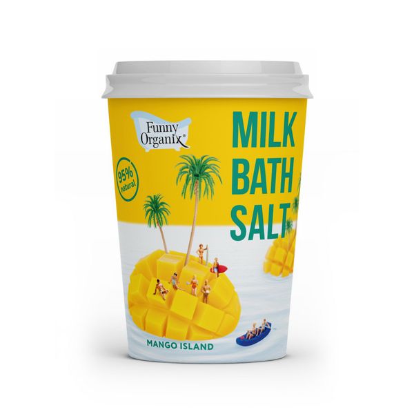 Соль для ванн молочная Mango island Funny Organix/Фанни Органикс 500г