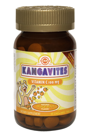 Солгар кангавитес с витамином с таб. n90 (апельсин)