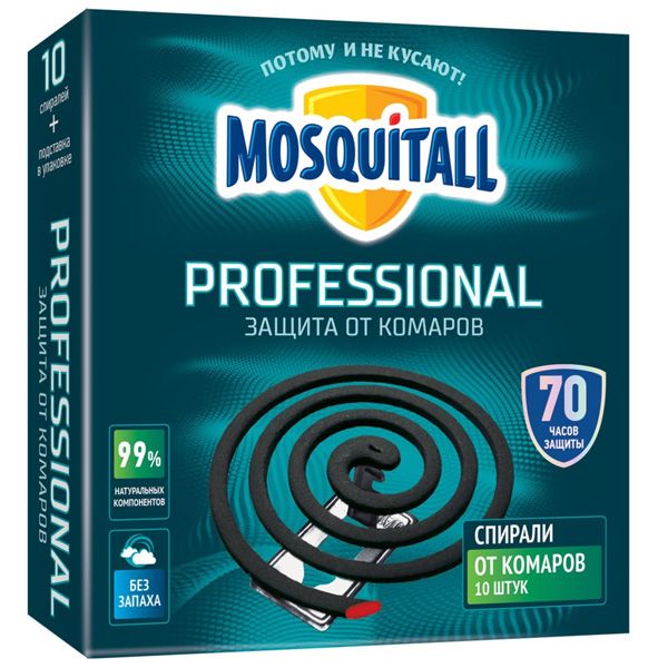Спираль Защита от комаров Москитол/Mosquitall 10 шт.