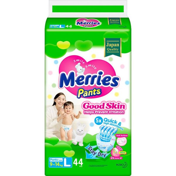 Трусики для детей Good Skin Merries/Меррис 9-14кг 44шт р.L