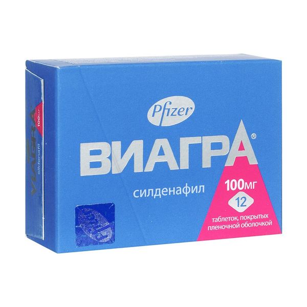 Виагра таб. п/о плён. 100 мг №12