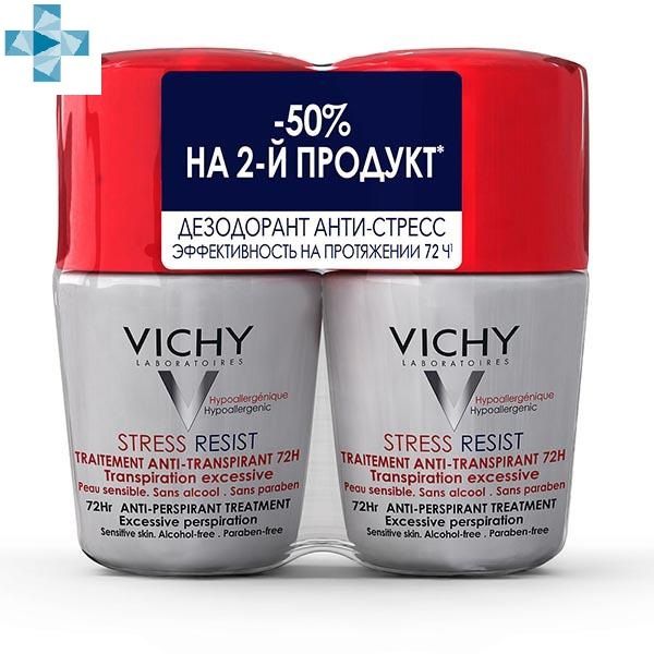 Виши дезодорант анти-стресс 72 часа фл. 50мл набор из 2-х продуктов со скидкой - 50% на второй продукт (vru05107)