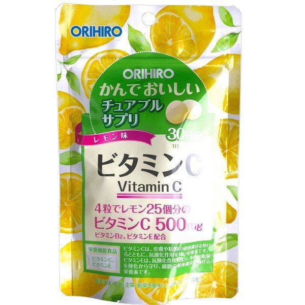 Витамин С со вкусом лимона таб. Orihiro/Орихиро 0,5г 120шт