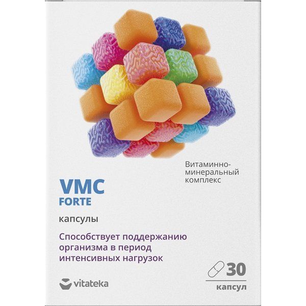 Витаминно-минеральный комплекс капс. Vmc Forte Vitateka/Витатека 0,610г 30шт