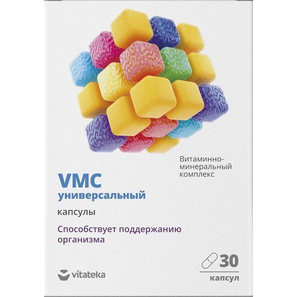 Витаминно-минеральный комплекс универсальный капс. Vmc Vitateka/Витатека 0,764г 30шт