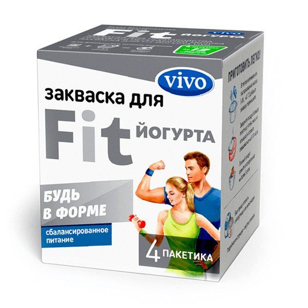 Закваска fit-йогурт для приготовления кисломолочной продукции пак. 0,5г №4