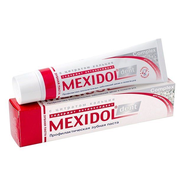 Зубная паста мексидол дент комплекс 65г