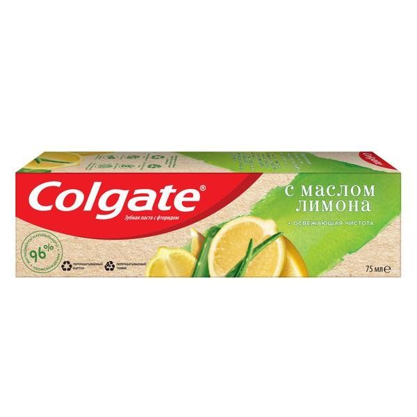 Зубная паста с маслом лимона Освежающая чистота Colgate/Колгейт 75мл